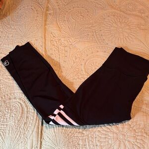 Black Bombshell Sportswear Thigh High Leggings XL
